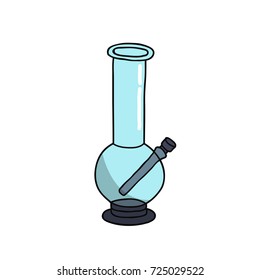 bong for smoking doodle icon