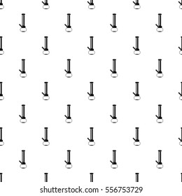 Bong for smoking pattern. Simple illustration of bong for smoking vector pattern for web