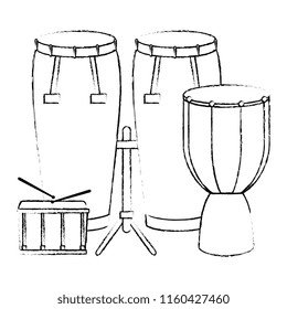 bongo drum with drums