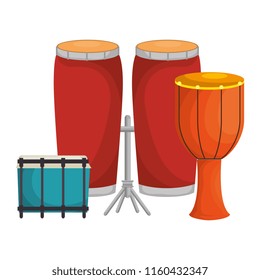 bongo drum with drums