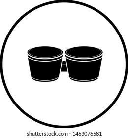 bongo drums percussion instrument symbol