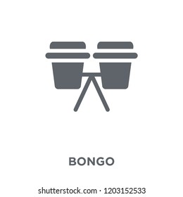 Bongo icon. Bongo design concept from Music collection. Simple element vector illustration on white background.