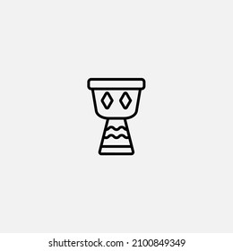 Bongo icon sign vector,Symbol, logo illustration for web and mobile