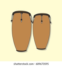 Bongo icon, vector illustration design.
