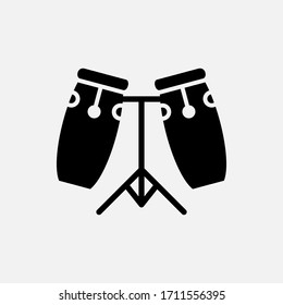 Bongo icon vector illustration template