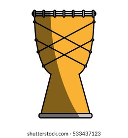 bongo instrument isolated icon