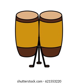 bongo musical instrument icon