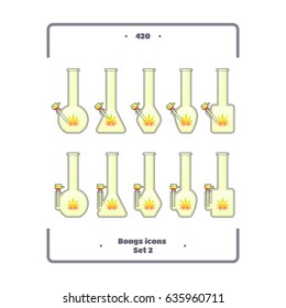 Bongs Icon Set Two