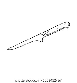 Boning knife illustration [Kinds of Knives]