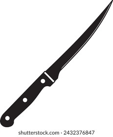 Boning Knife - Kitchen Knife Illustration in Vector