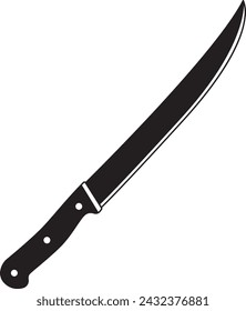 Cuchillo de hueso - Ilustración de cuchillo de cocina en Vector