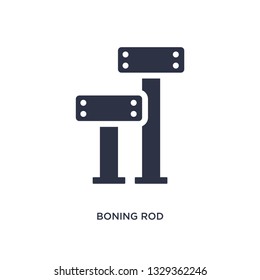 boning rod icon. Simple element illustration from construction concept. boning rod editable symbol design on white background. Can be use for web and mobile. svg