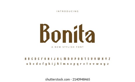 Bonita A New Stylish Font