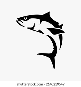 Bonito Fish Vector Symbol Design