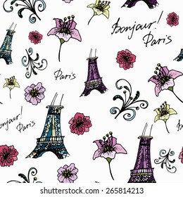 Bonjour Paris pattern