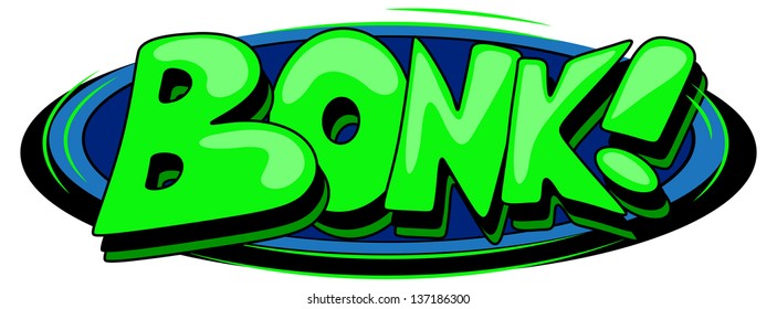 Bonk - Comic Expression Vector Text