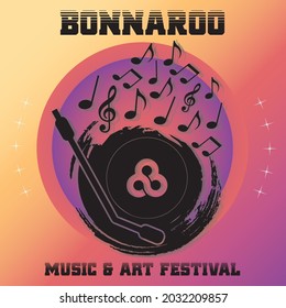Bonnaroo Music Art Festival Vector 