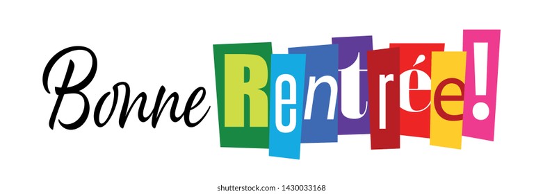 Bonne Rentree Images Stock Photos Vectors Shutterstock