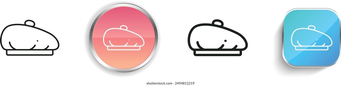bonnet icon. Thin Linear, Regular and Button Style Design Isolated On White Background