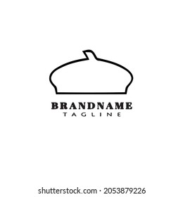 bonnet logo design template icon black modern isolated vector unique
