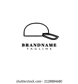 bonnet logo design template icon black modern isolated vector illustration