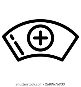 Icono moderno del Vector del capó – Plantilla mínima del símbolo de la ilustración para el diseño móvil del UI del App del Web