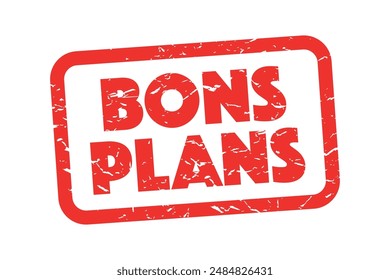 Bons plans, Good deals in French