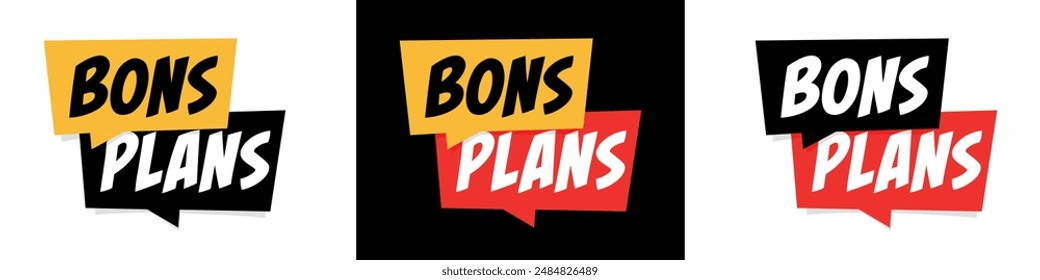 Bons plans, Good deals in French