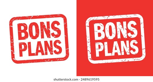 "Bons plans", Good deals in French