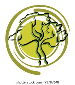 Bonsai art icon