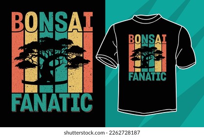 bonsai fanatic t shirt design