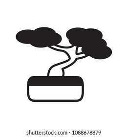 Bonsai icon. Vector icon.