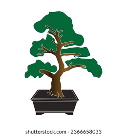 Bonsai icon vector illustration design