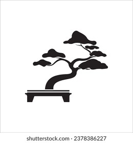 BONSAI ICON VECTOR ILLUSTRATION SYMBOL DESIGN
