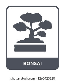 bonsai icon vector on white background., bonsai simple element illustration