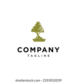 Bonsai Log icon vector template.eps