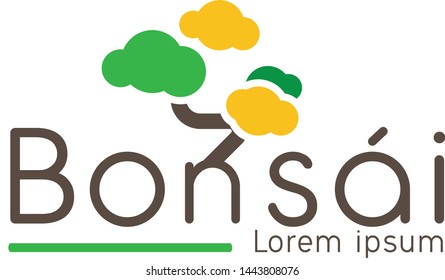 Bonsai Logo Design - Vector