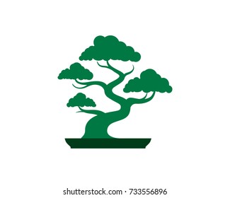 Bonsai Logo Template Design Vector, Emblem, Design Concept, Creative Symbol, Icon