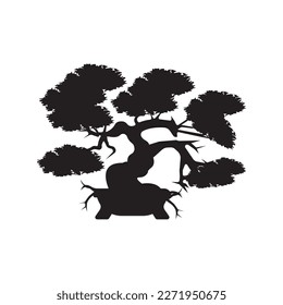 Bonsai symbol icon,illustration design template.