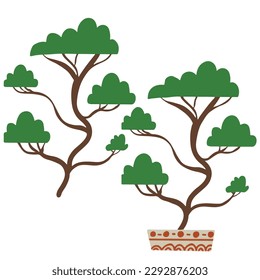 Bonsai tree ,good for graphic design resource, pamflets, posters, banners, and more.