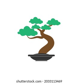 Icono de árbol Bonsai ilustración de diseño