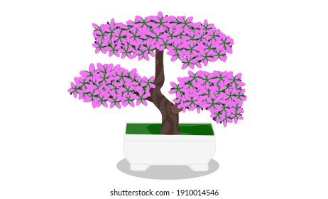 Bonsai ,tree ,Japanese art design.