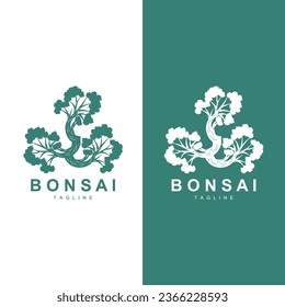 Bonsai Tree Logo Vector Symbol Illustration Design