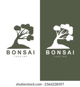 Bonsai Tree Logo Vector Symbol Illustration Design