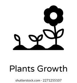 Bonsai tree solid icon, editable vector 