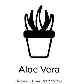 Bonsai tree solid icon, editable vector 