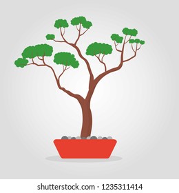 Bonsai tree vector