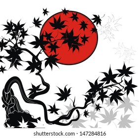 bonsai - vector drawing