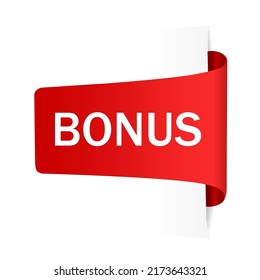 Bonusbanner-Vektorgrafik. Sonderangebot Rabatt. Webelement. Flaches Design.
