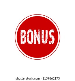 bonus circular icon isolated sticker badge logo design elements vector illustration